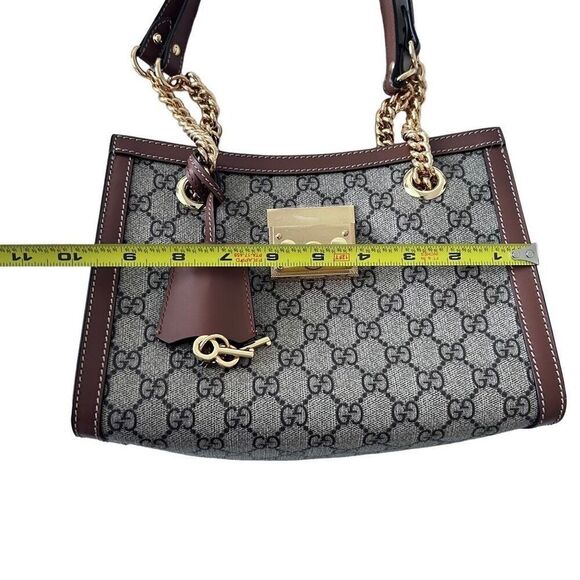 Authentic Gucci Padlock GG Small Shoulder Bag - Picture 9 of 11